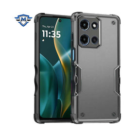 Metkase Exquisite Tough Shockproof Hybrid Case Cover For Moto G Stylus 5G 2025/2026 - Grey