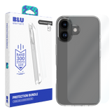 Blu Element Gelskin Case With Screen Protector For Iphone 17E/16E/14/13 (120-10557) - Clear