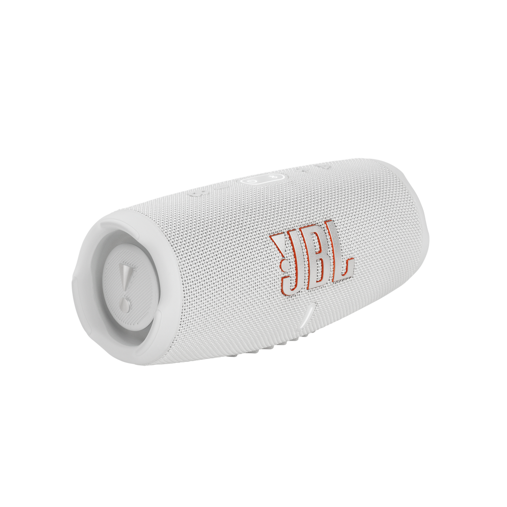 JBL Charge 5 Portable Bluetooth Speaker - White