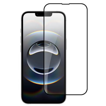 Metkase Black Edged Tempered Glass In Bulk White Paper Card Package For iPhone 16E / SE4 - Black