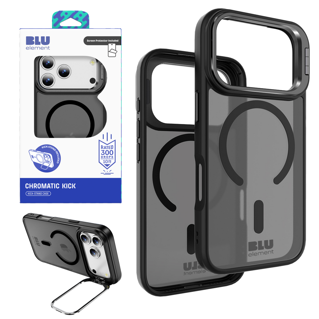 Blu Element Chromatic Kick Magsafe Case With Screen Protector For Iphone 17 Pro Max (120-10427) - Pink