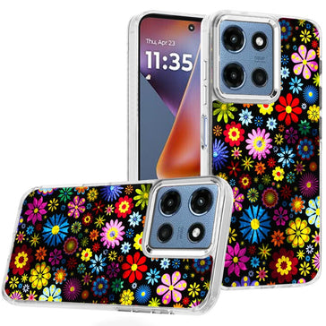 Premium Beautiful Epoxy Designs W/ Chrome Edges  Case For Moto G 5G 2025/2026 & Moto G Play 2026