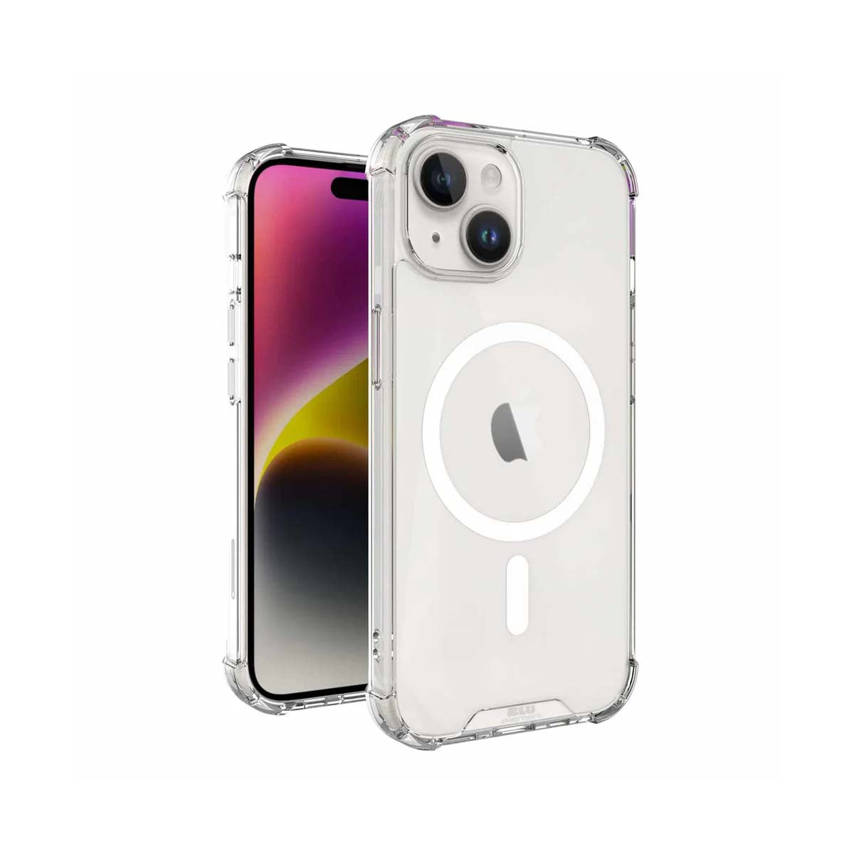 Blu Element Dropzone Rugged Case W/Magsafe For iPhone 16E/15/14/13 - Clear