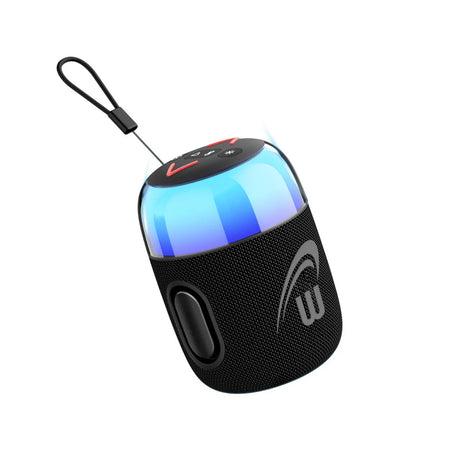 WorryFree WSC-02 Wireless Mini Bluetooth Speaker With RGB Lights - Black