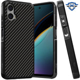 Metkase Tough Strong Hybrid (Magnet Mount Friendly) Case Cover For Motorola Moto G 5G 2024 - Carbon