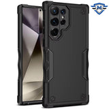 Metkase Exquisite Tough Shockproof Hybrid Case In Slide-Out Package For Samsung S25 Ultra - Black