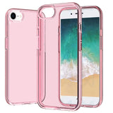 Premium Sturdy Ultra Thick 3mm Transparent Hybrid Case For iPhone 16E / Se4 - Pink