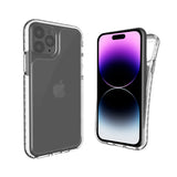 iHome Clear Velo Case For iPhone 14 Pro/14/13 Pro/13 - Clear/White