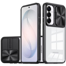 HR Premium Fusion Transparent Clear Hybrid Case Cover For Samsung Galaxy S26 Fe - Black