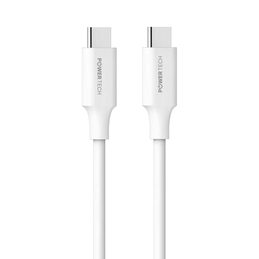 Powertech USB-C To USB-C 4ft Cable - White
