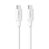 Powertech USB-C To USB-C 4ft Cable - White