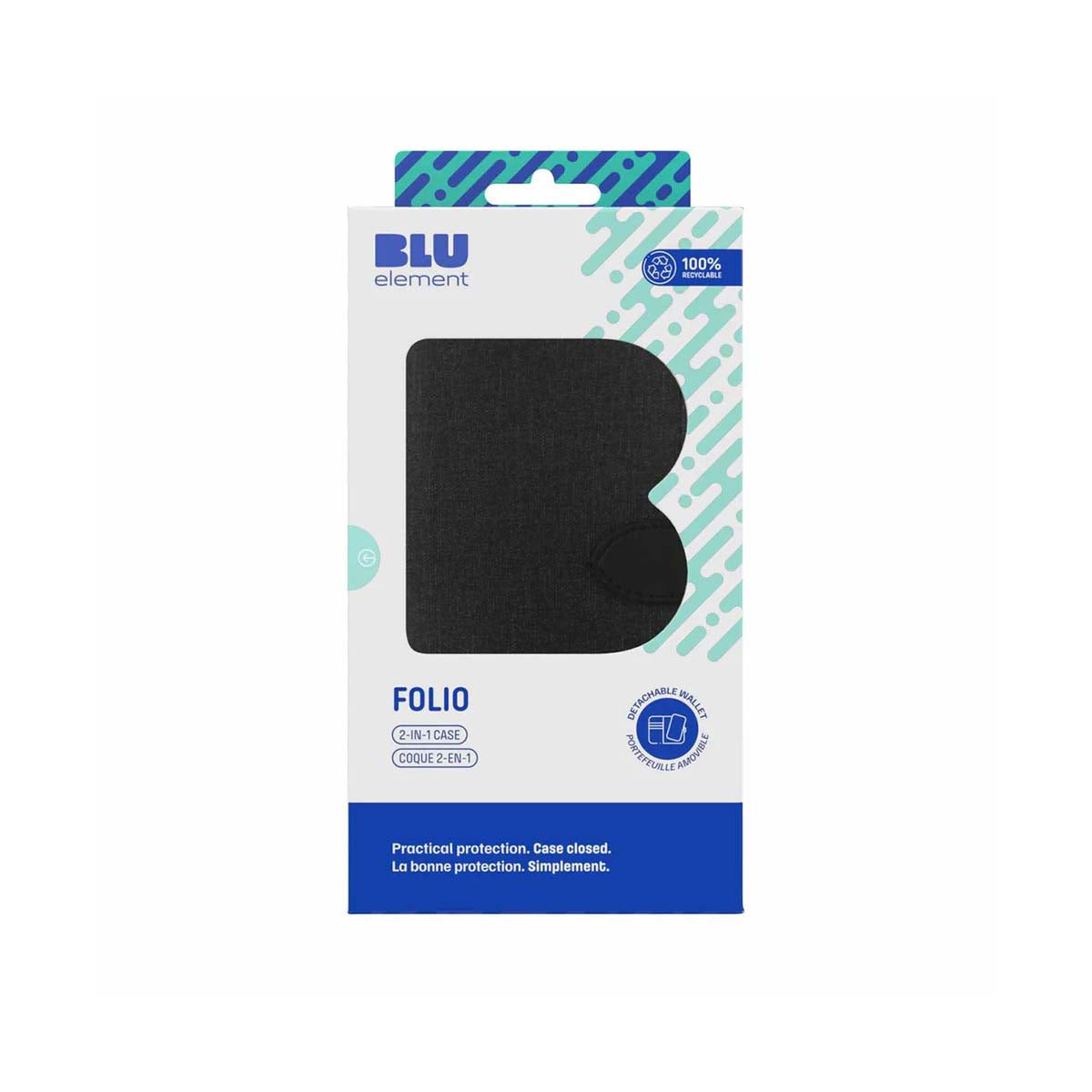 Blu Element Folio 2-In-1 Case For Samsung Galaxy A36 5G - Black