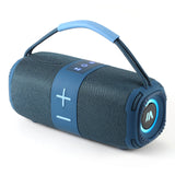 Max Power Water Resistant & Dust Proof Bluetooth Speaker W/ Handle - Blue