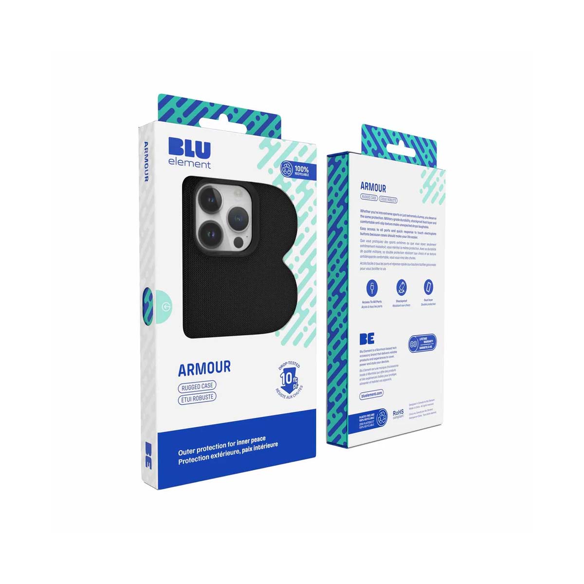 Blu Element Armour Rugged Case For Samsung Galaxy A36 5G - Black