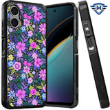 Metkase Tough Strong Hybrid (Magnet Mount Friendly) Case Cover For Motorola Moto G 5G 2024 - Mystical Floral Boom