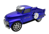 Max Power Pick Up Truck Style Portable Bluetooth Speaker With Front Flashing Lights - Blue