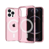 Premium Sturdy Ultra Thick 3Mm Transparent Hybrid Case For iPhone 13 / 14 - Pink