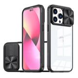 Premium Fusion Transparent Clear Hybrid cover For iPhone 13 / 14 - Black