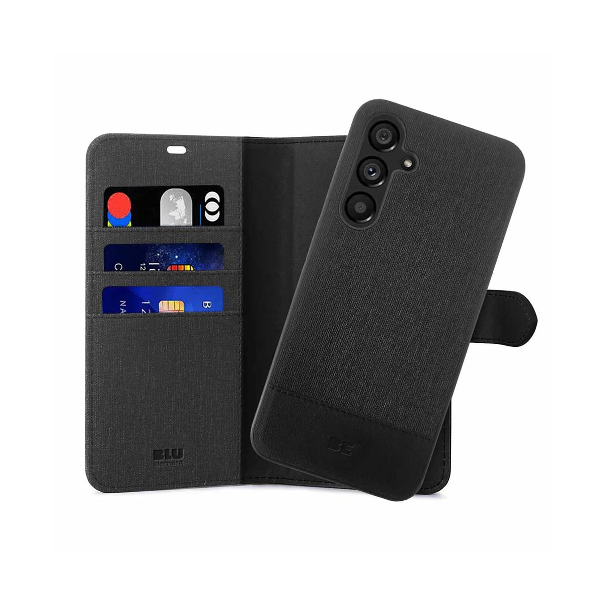 Blu Element Folio 2-In-1 Case For Samsung Galaxy A36 5G - Black