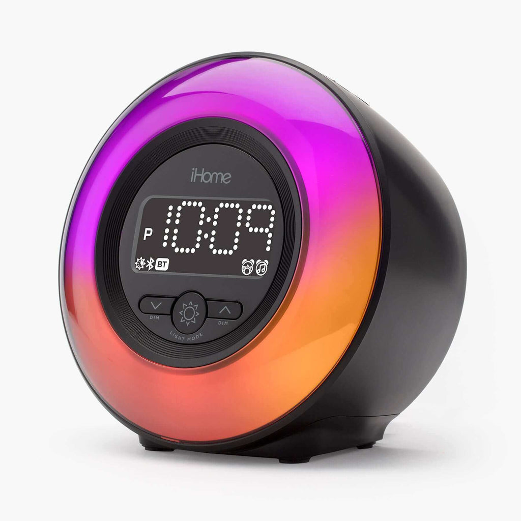 iHome Powerclock Glow Bluetooth Clock & Radio W/ Color Changing Lights