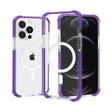 Premium Acrylic Tough 2.5Mm Transparent Shockproof Hybrid Case For iPhone 13 / 14 - Purple