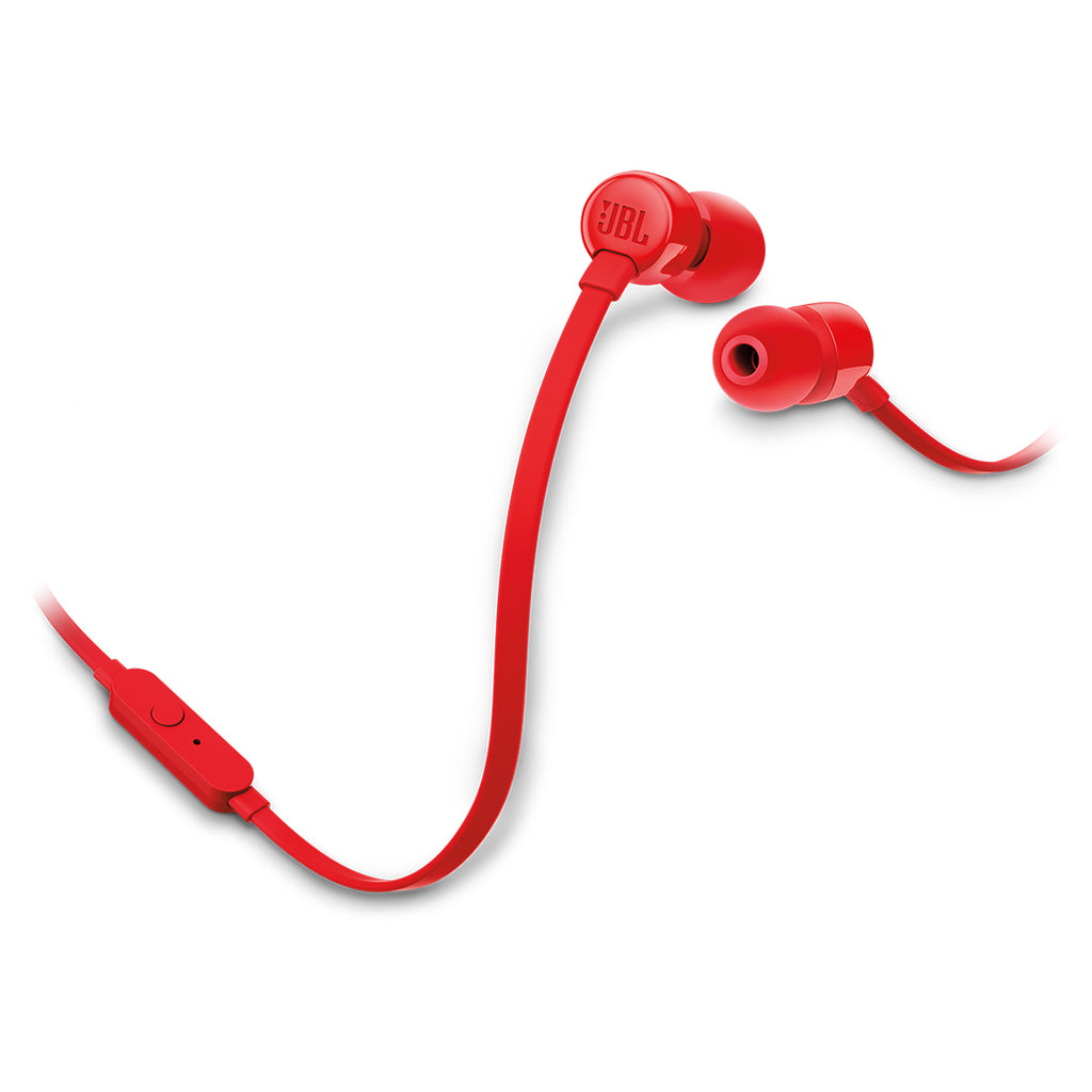 JBL Tune 110 Wired In-Ear Headphones - Red