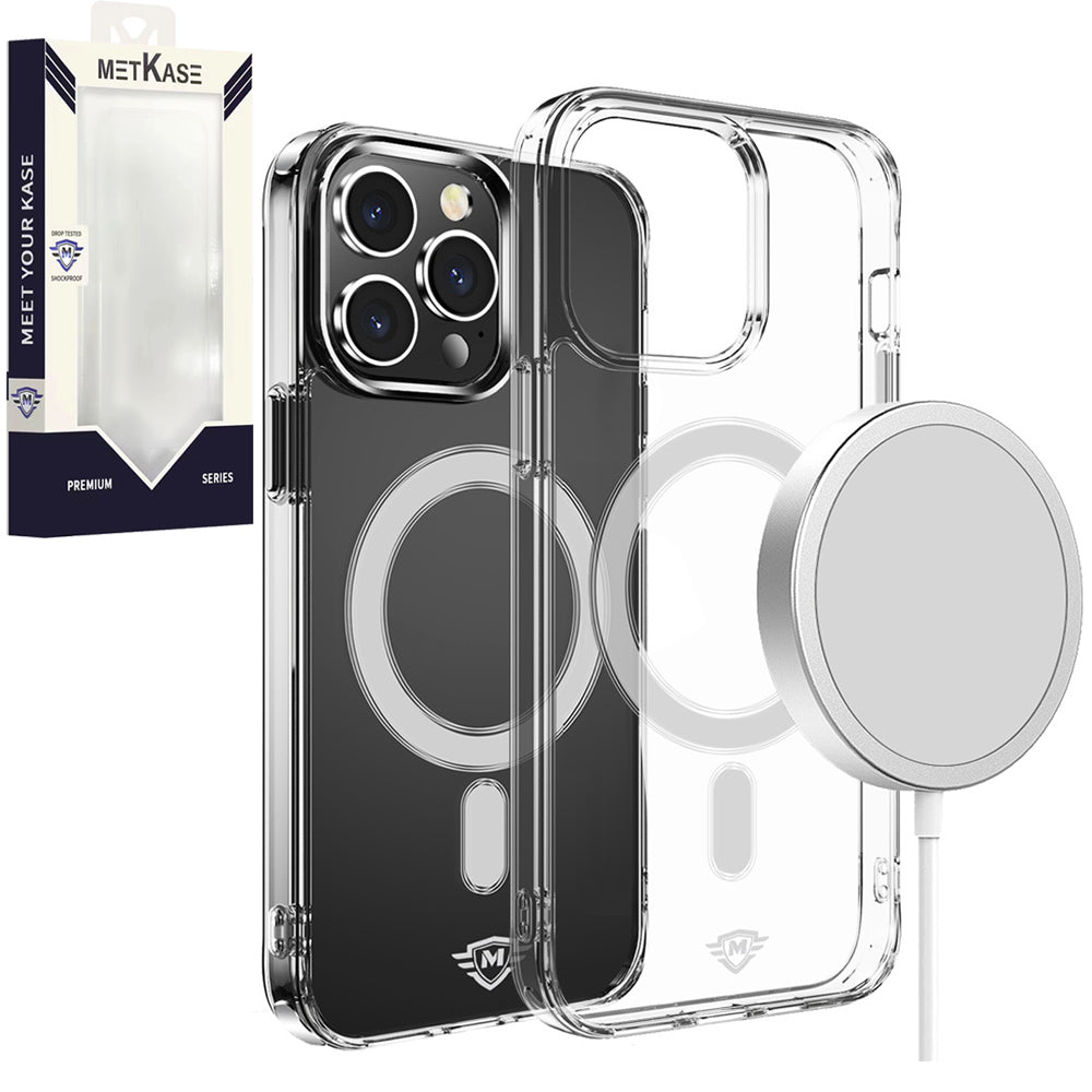Metkase Magnetic Ring Thick Transparent Shockproof For iPhone 11 - Clear