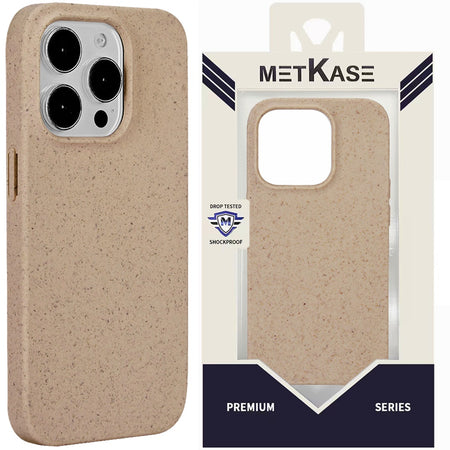 Metkase Bio-Degradable [Wheat Fiber Material] Design Case For iPhone 15 Plus - Original