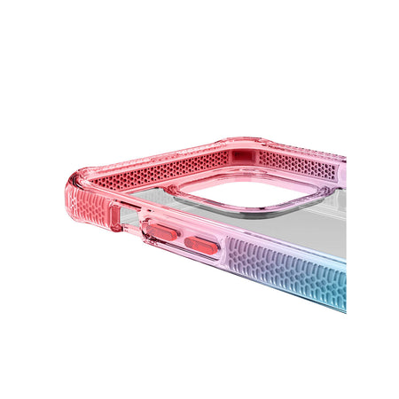 Itskins - Supreme Prism Case for Apple iPhone 13 Pro Max / 12 Pro Max - Coral and BLACK.