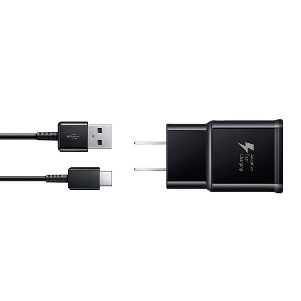 Samsung Fast Charge Travel Charger with USB-C cable, Black