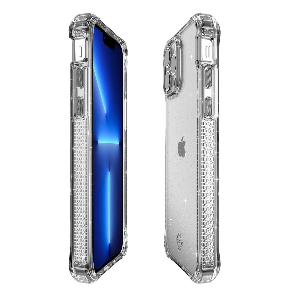 ITSKINS Hybrid Spark Case For iPhone 13 Pro Max / 12 Pro Max - Antimicrobial - Transparent