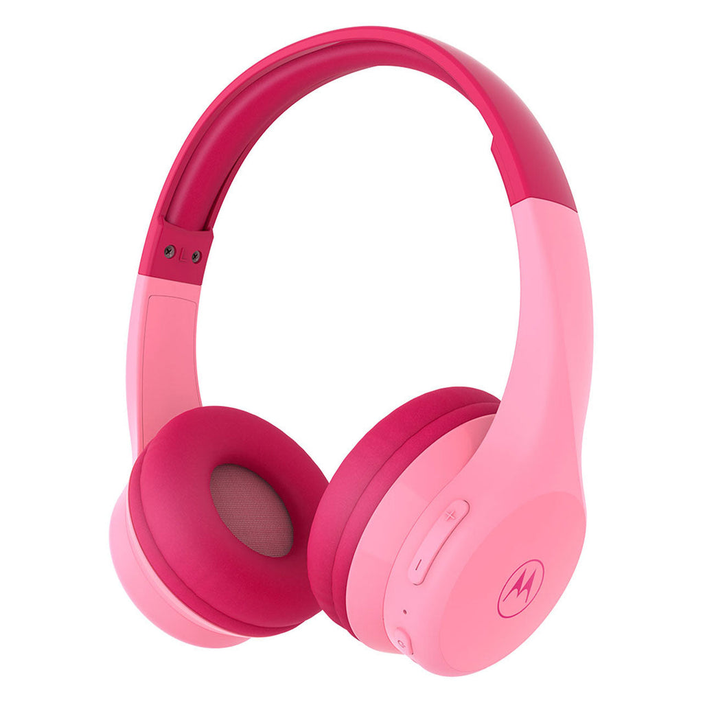 Moto JR300 Wireless Kids Over-Ear Headphones - Pink