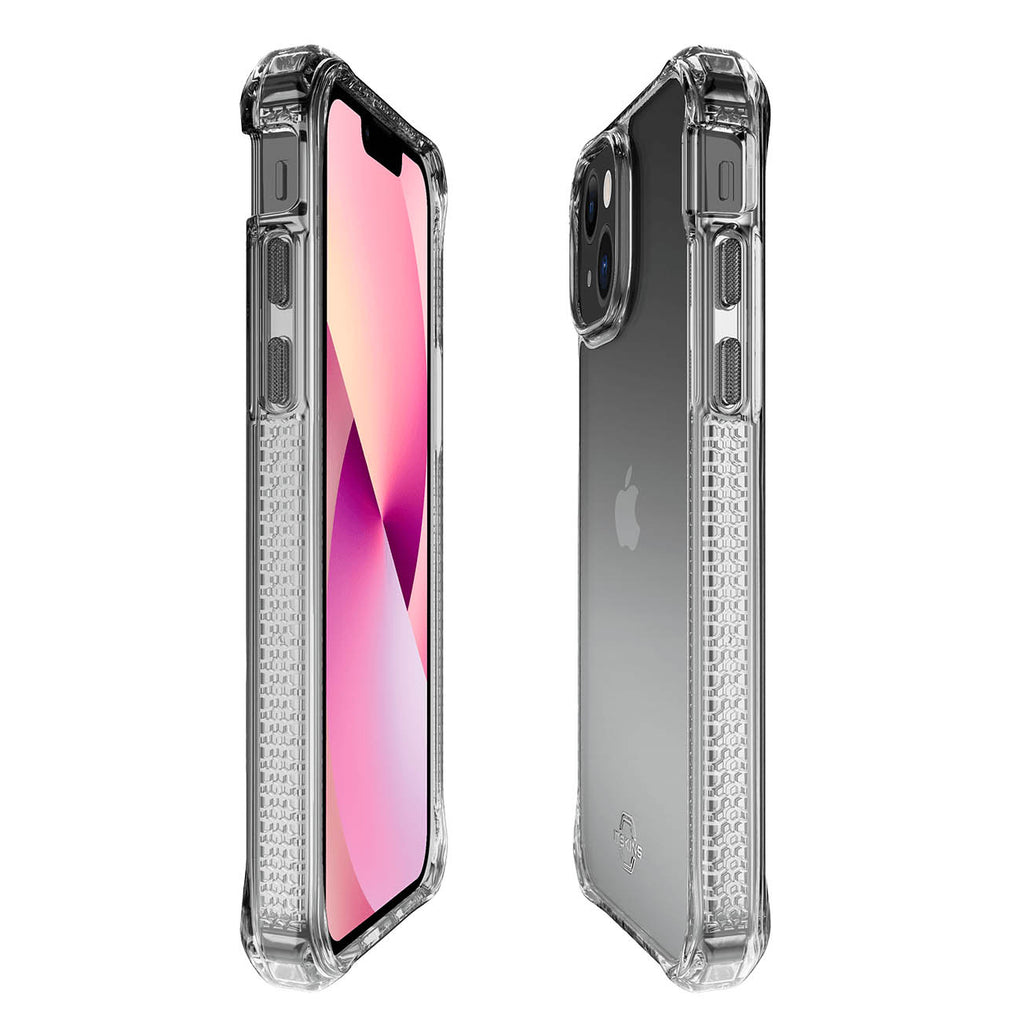 ITSKINS Hybrid Ombre Case For iPhone 13 - Antimicrobial - Glacier