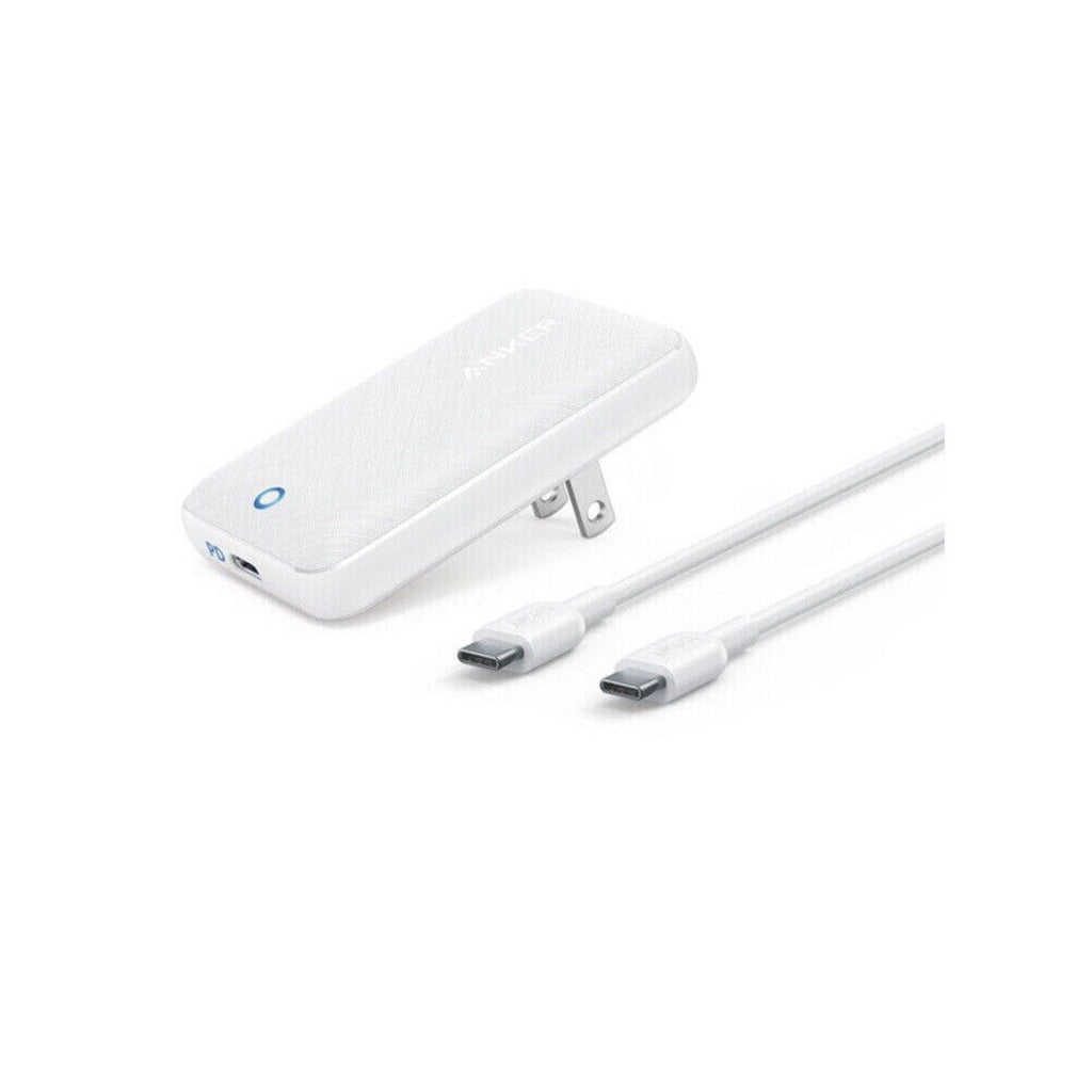 Anker PowerPort Atom III Slim 30W Charger with 6' USB-C Cable - White