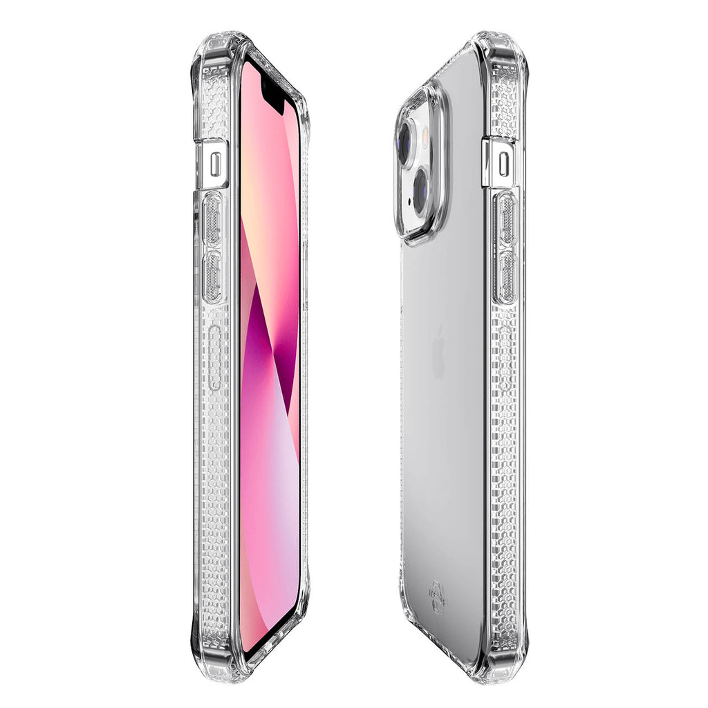 ITSKINS Spectrum Clear Case For iPhone 13 - Antimicrobial - Transparent