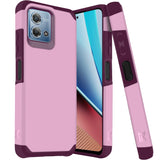 MetKase Tough Strong Hybrid (Magnet Mount Friendly) Case Cover For Motorola G Stylus 5G 2023 - Fruity Wine