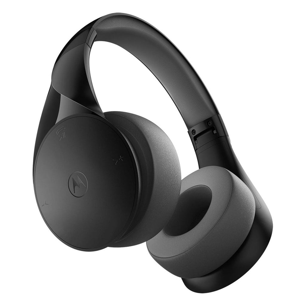 Moto XT500+ Wireless Over-Ear Headphones W/ Mic - Black