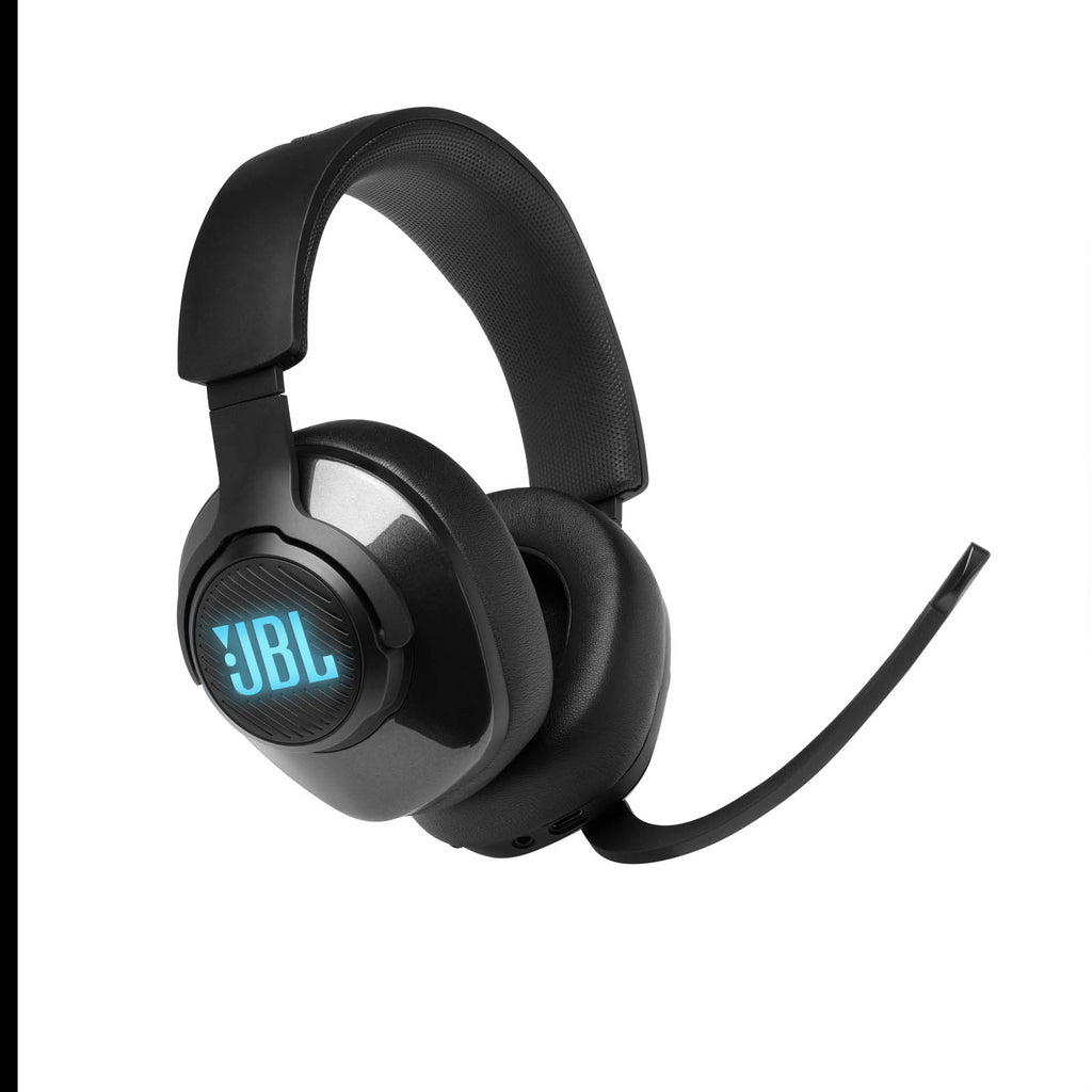 JBL Quantum400 Headphones USB Wired Over-Ear Gaming Headset - Black
