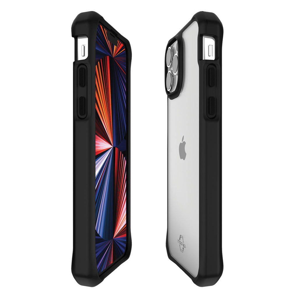ITSKINS Hybrid Case For iPhone 13 Pro - Black/Transparent