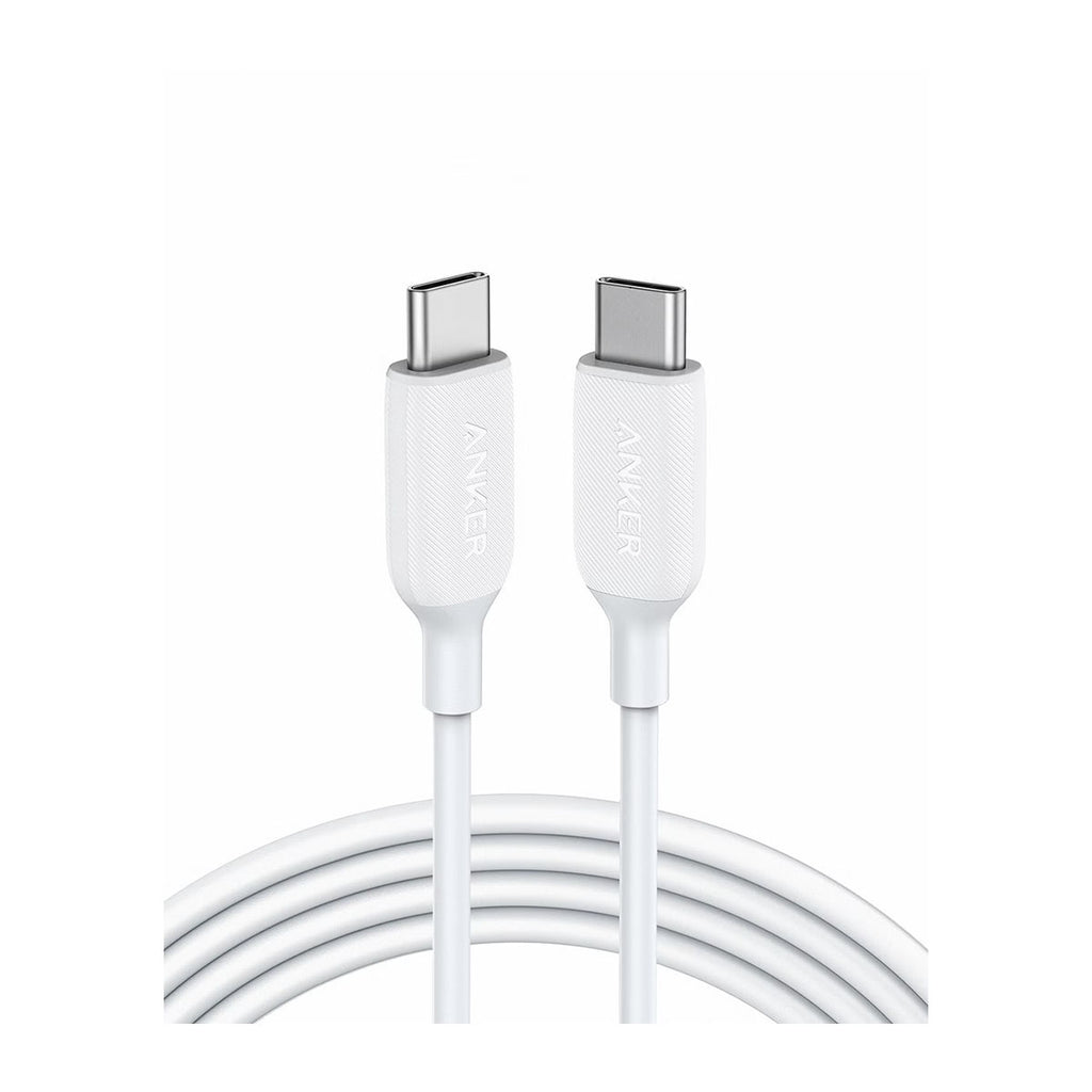 Anker Powerline III 10' USB-C to USB-C Cable - White