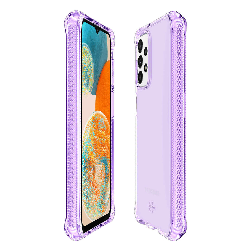 ITSKINS Spectrum Clear Case For Galaxy A13 5G - Antimicrobial - Light Purple