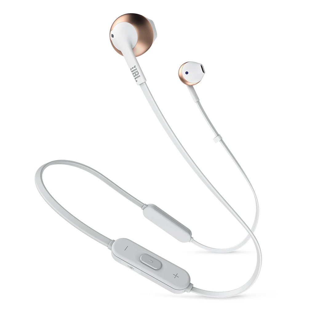 JBL Tune 205BT Wireless Bluetooth Earbud Headphones - Rose Gold