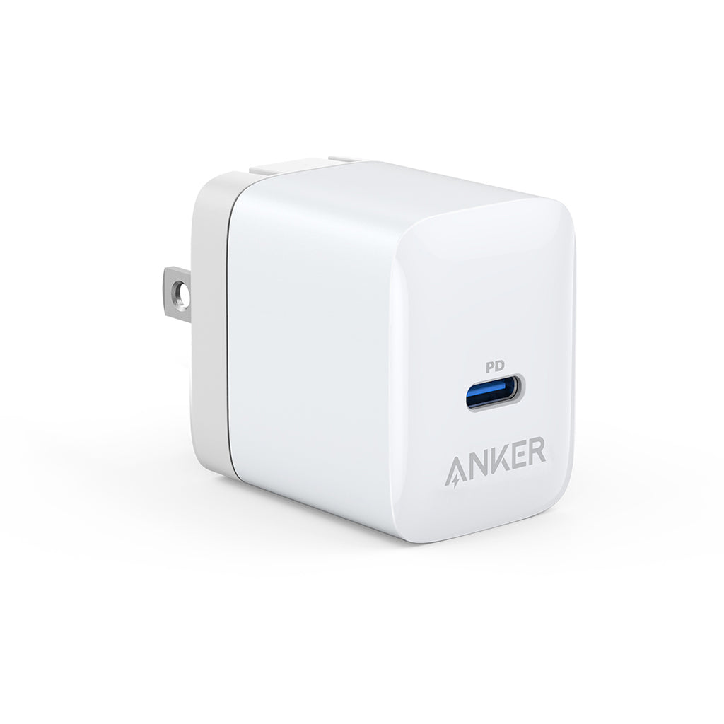 Anker Powerport III 20W PD USB-C Wall Charger -Fast Charging with Power IQ Technology - White