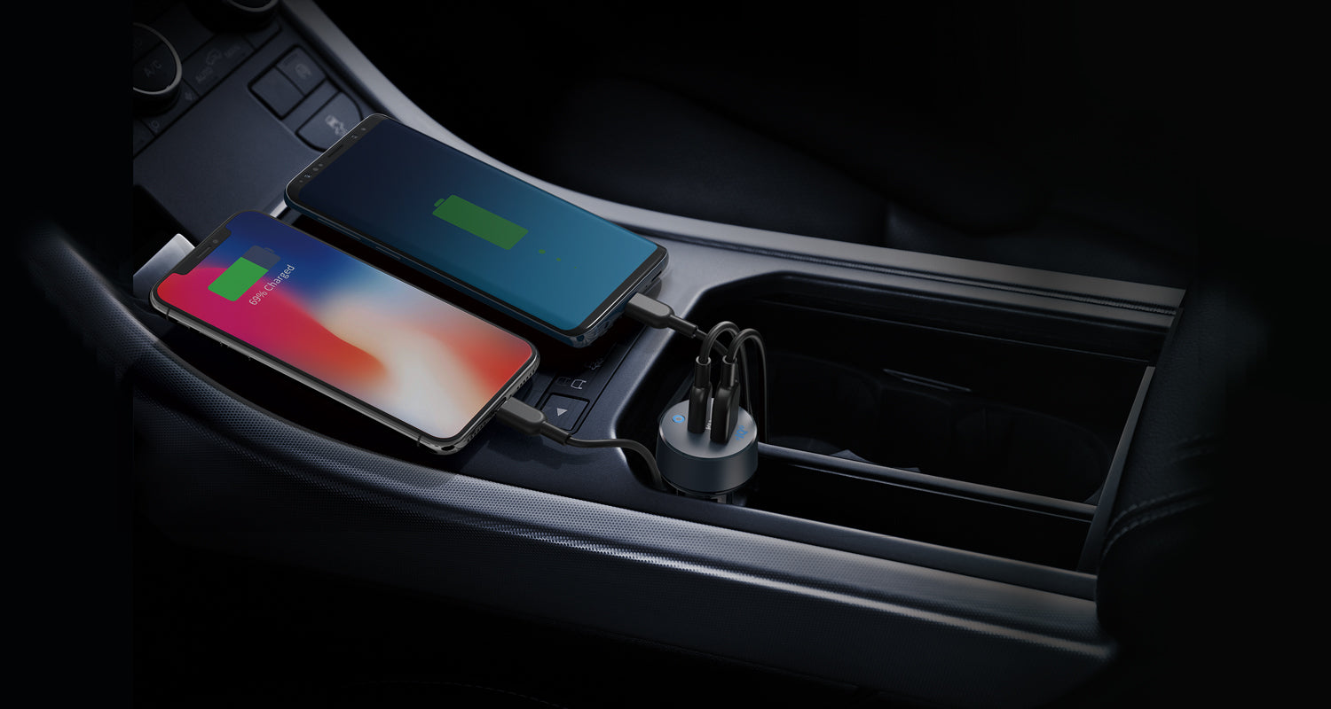 Anker Powerdrive PD+ 2 35W Vehicle Charger -Fast Charging with Power IQ Technology - Black