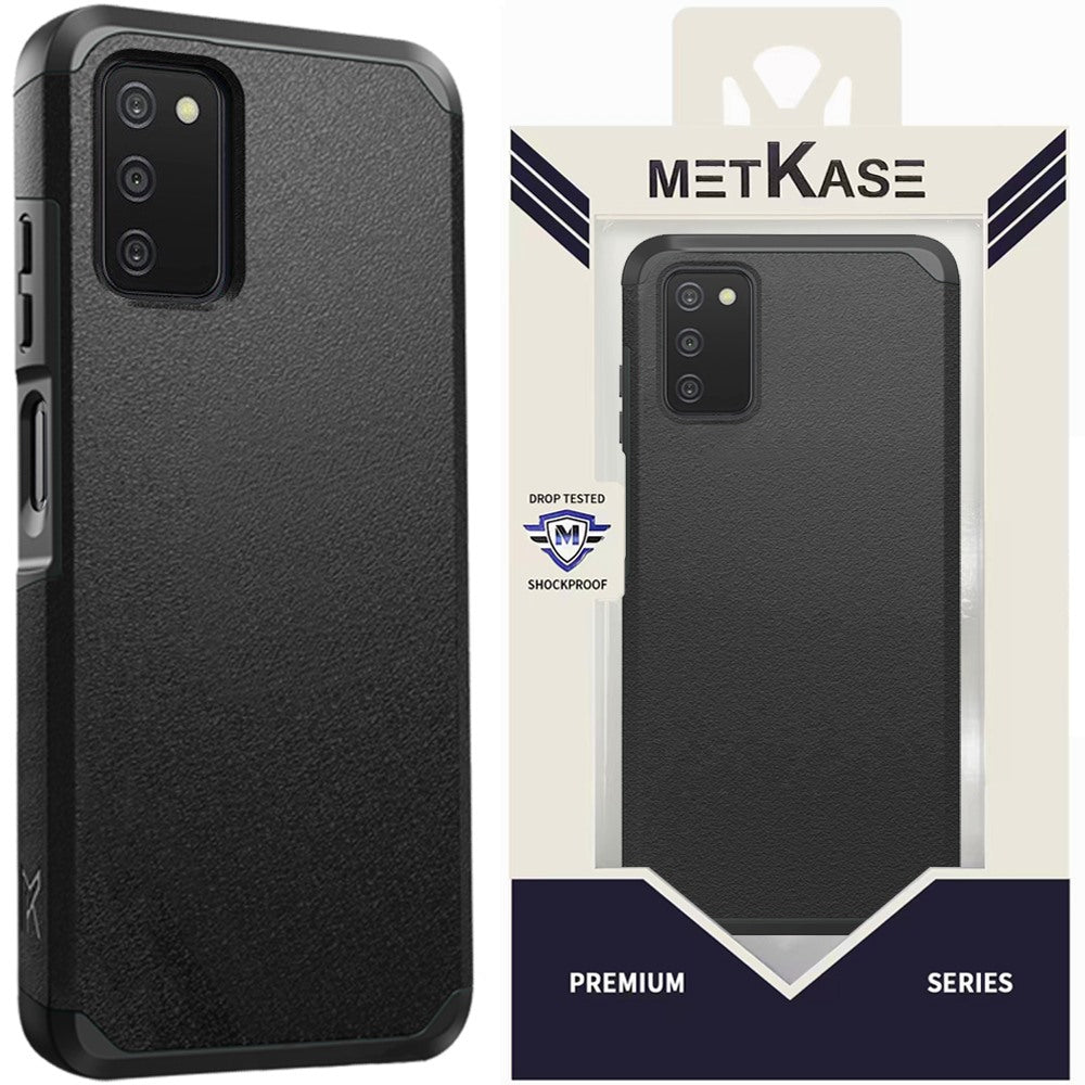 Metkase (Original Series) Tough Shockproof Hybrid For Samsung Galaxy A03s - Black