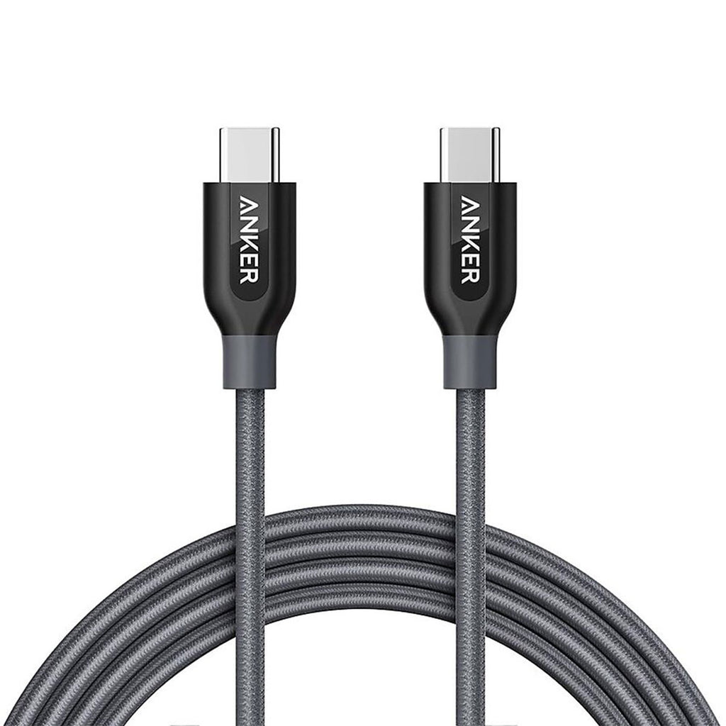 Anker Powerline+ 6' USB-C to USB-C Connector - Gray