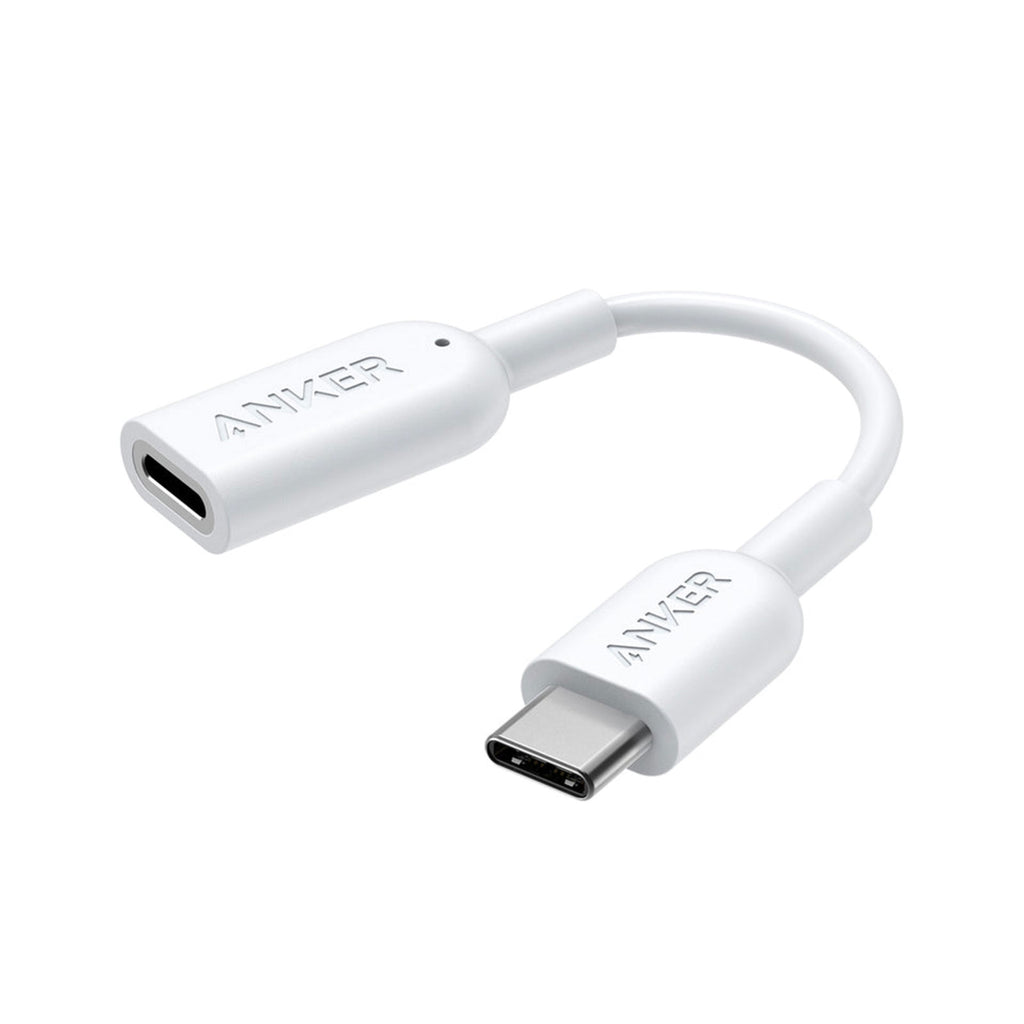 Anker USB-C To Lightning Female Audio Adapter -MFi - White