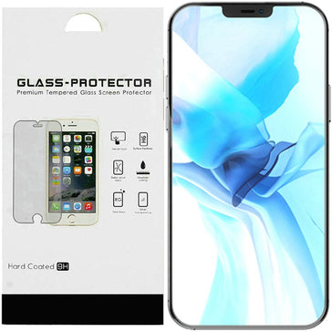 MetKase Premium Tempered Glass Screen Protector For iPhone 12 & iPhone 12 Pro (Open Camera Hole) In Bulk Cardboard Package
