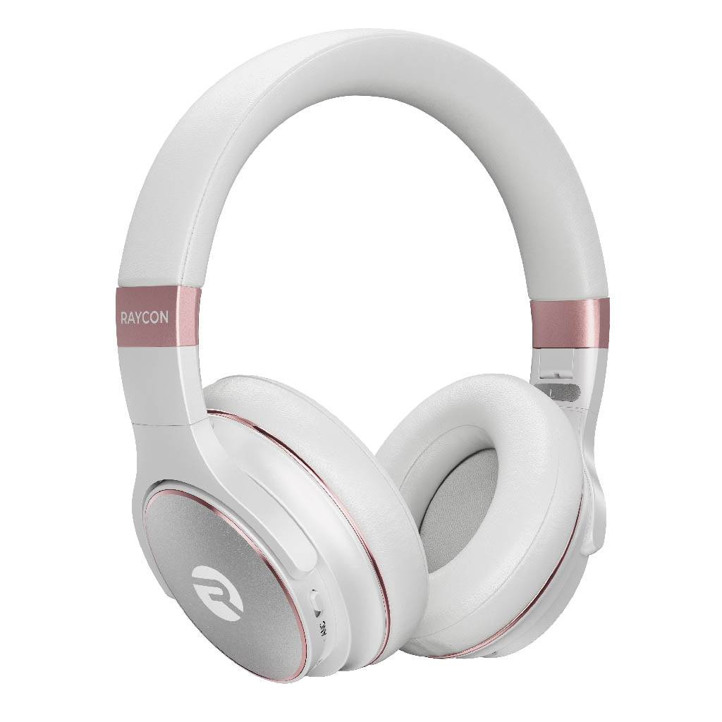 Raycon Everyday Headphones - 38 Hours Playtime - Advanced Active Noise Cancellation - Rose