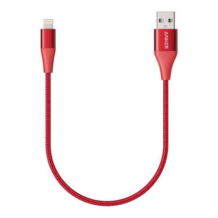 Anker Powerline+ II 1' USB-A To Lightning Connector - Red
